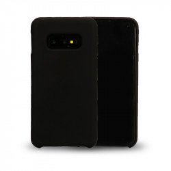 Galaxy S10e Slim Silicone Hard Case (Black)